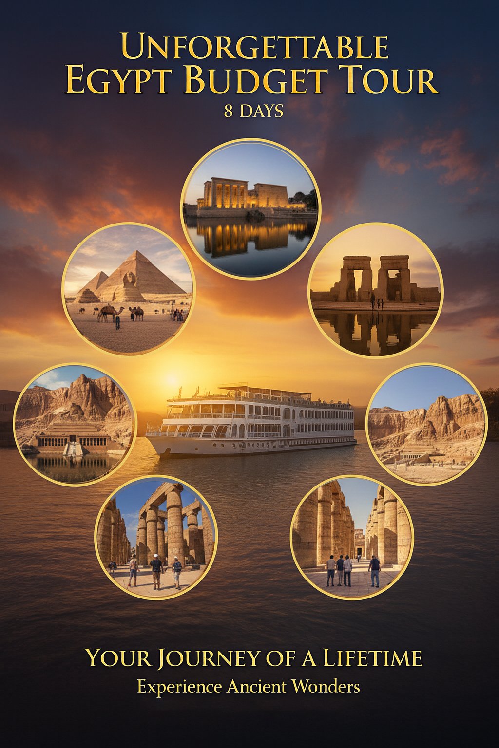 Unforgettable Egypt Budget Tour Cairo to Luxor Nile Cruise Discovery – 8 Days